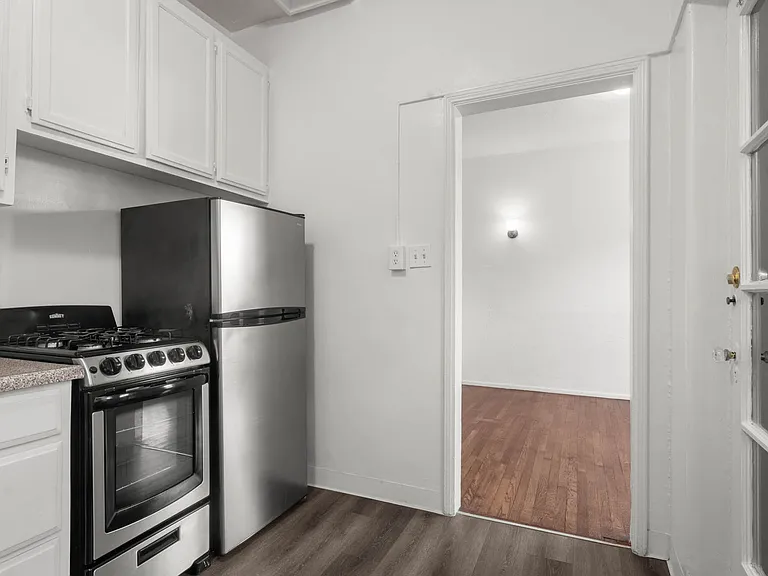 Kitchen view to dining area