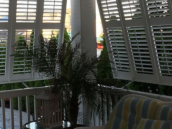 Bahamas shutters on porch