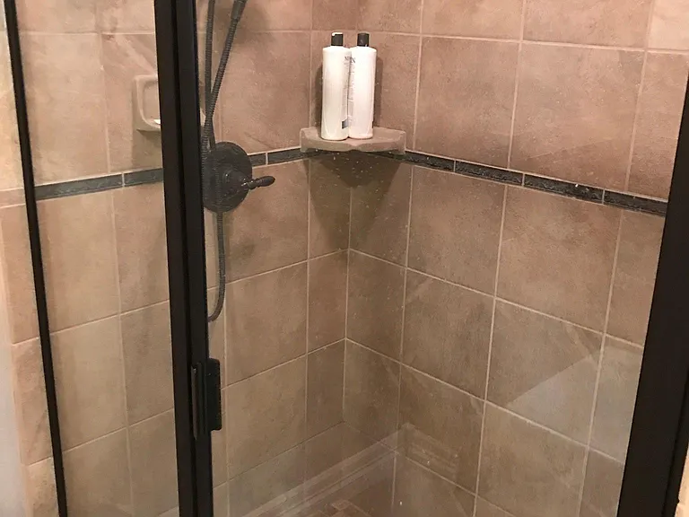 Master shower
