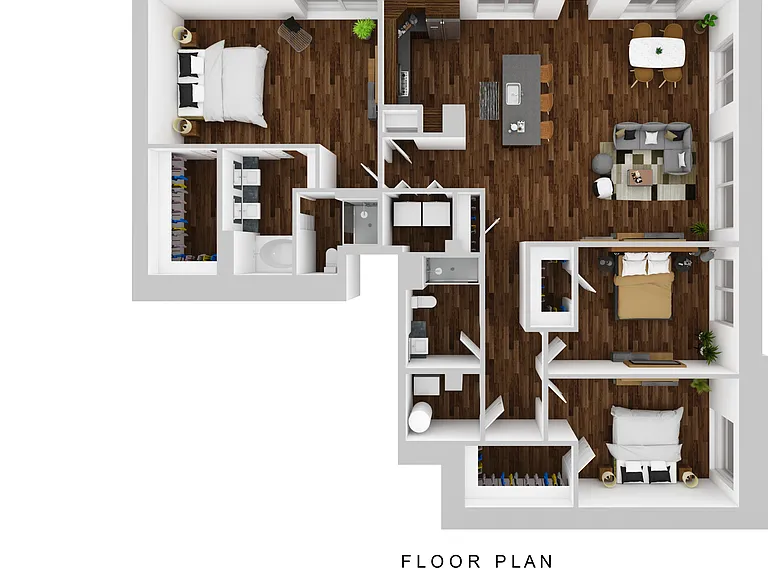 3 Bed 2 Bath - North Wing 3 Bed 2 Bath - North Wing