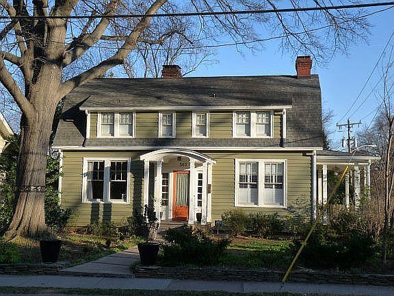 Front of house from Pecan Avenue