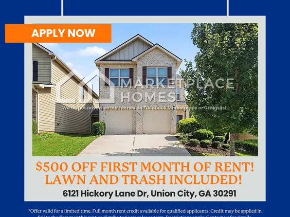 6121 Hickory Lane Dr, Union City, GA 30291