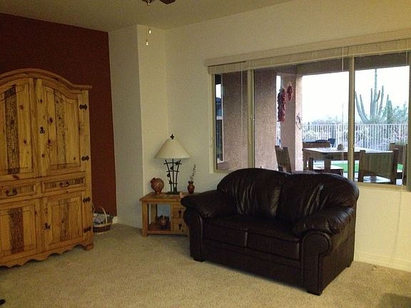 Living room with picture window