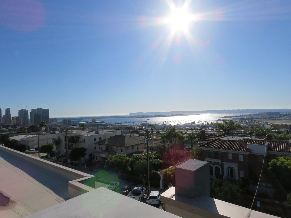 Bay, City, and Ocean View from Roof Deck.