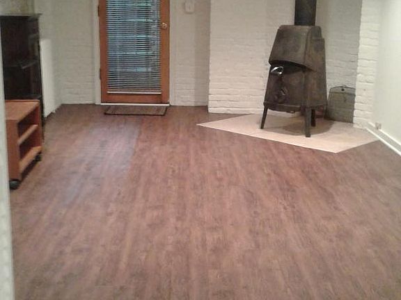 Wood burning stove and exit to private back garden.