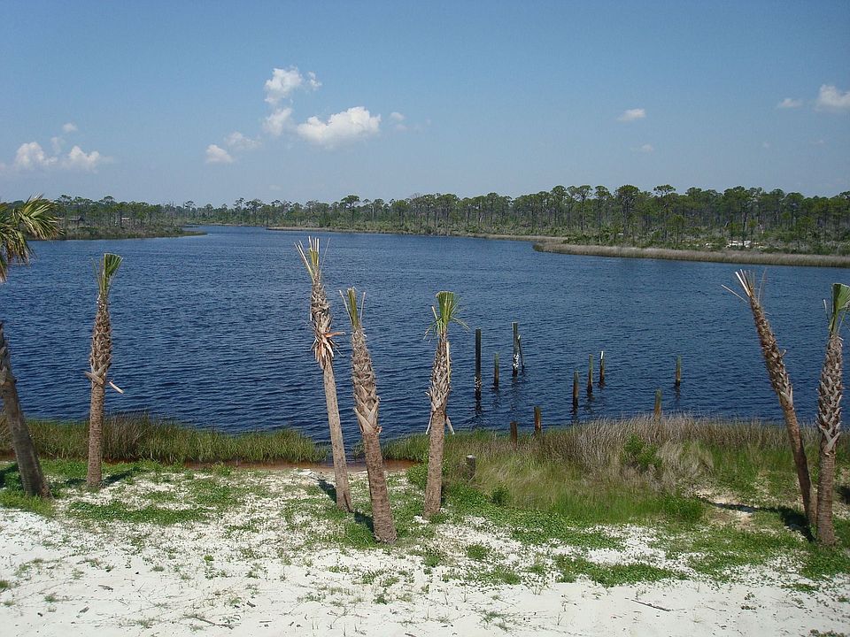 View to north/Big Lagoon Lake from back portion of homesite.