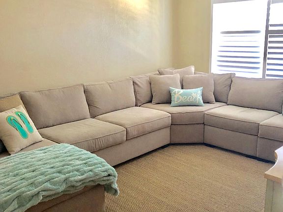 Large Living Room with Plantation Shutters