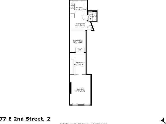 2nd image of 77 E 2nd St APT 2