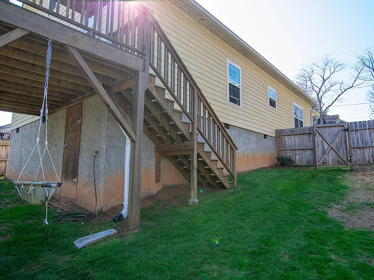 Stairs to Back Yard