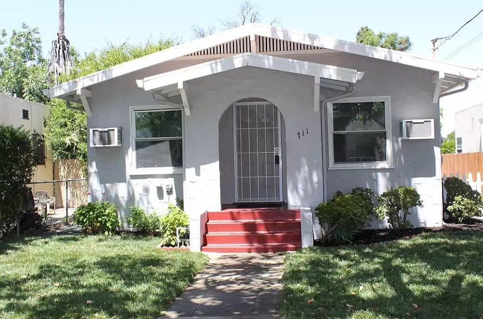 Front of the house.