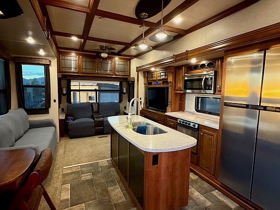 Spacious living/kitchen/dining combo