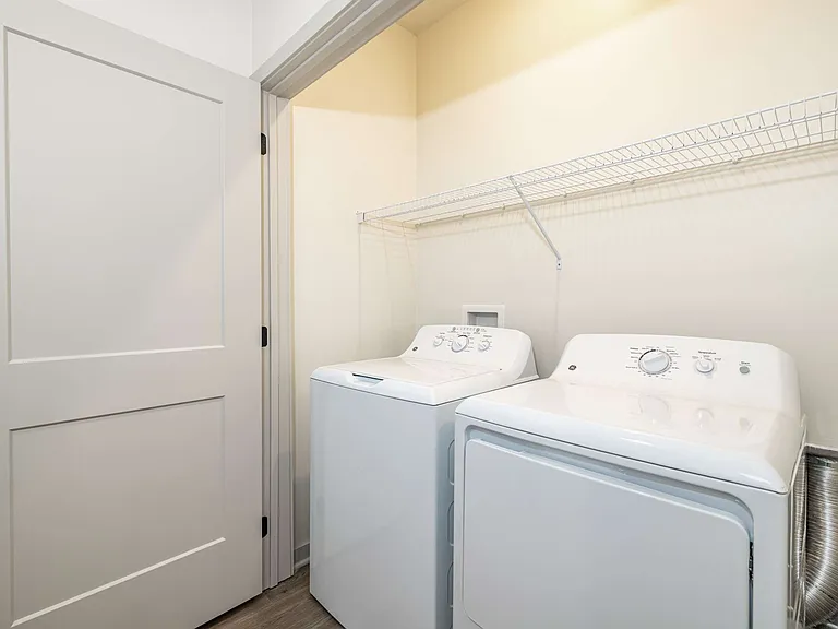 Full-Size Washer & Dryer Included