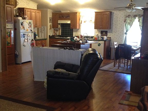 Open living dining & kitchen