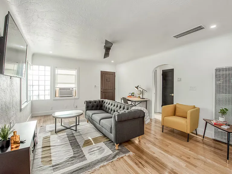 PLEASE NOTE: The photos listed are the old Airbnb listing photos. Since then, we have had a longer term tenant living here, so some smaller decorations have been removed. All big furniture is still in tact, and in the unit.
