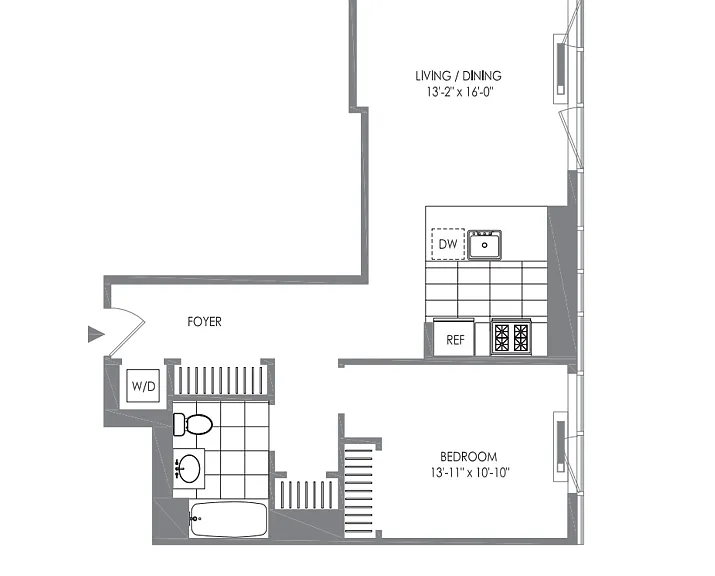 43-25 Hunter St #1419W — Photo 2