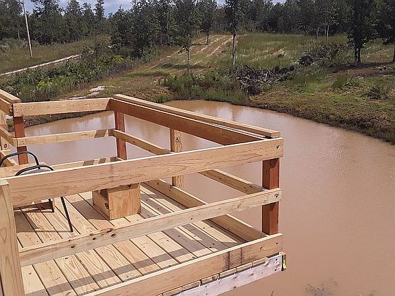 2nd floor deck east & pond