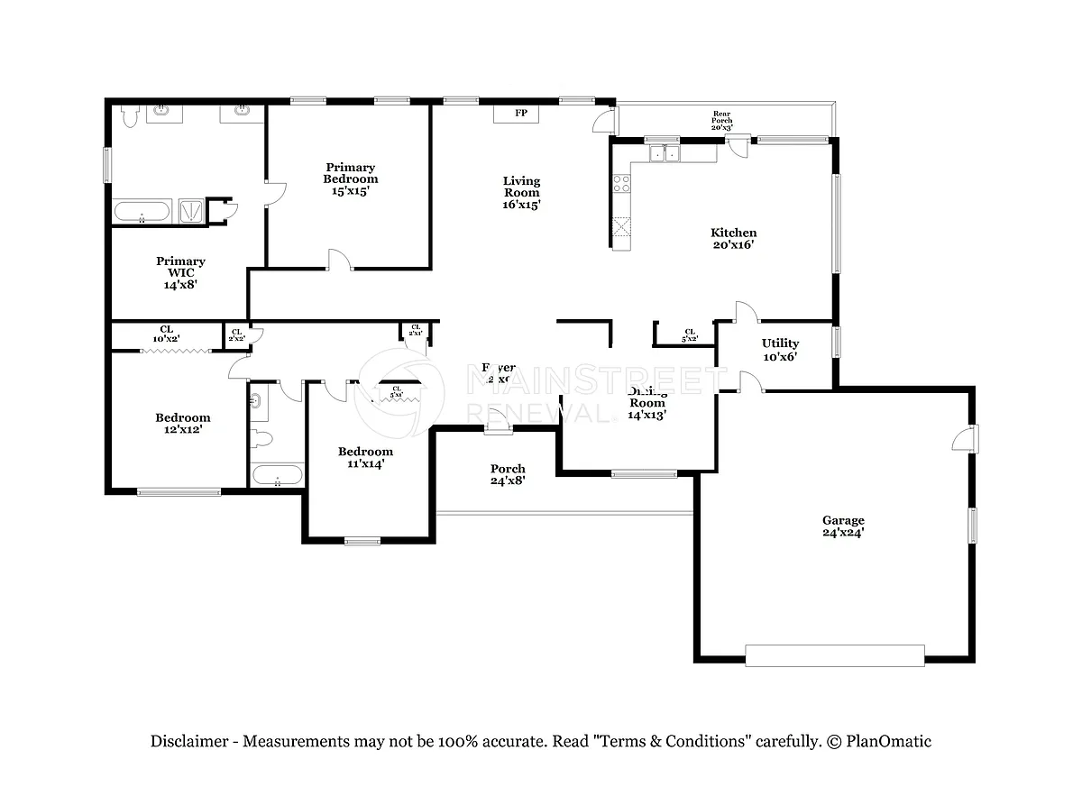 Floor Plan - 411 Leeds Ct