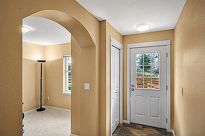 Front door and den