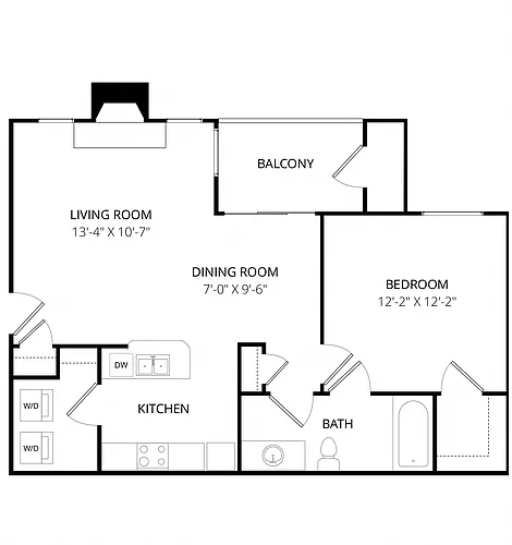 Floor plan A1 Mesa