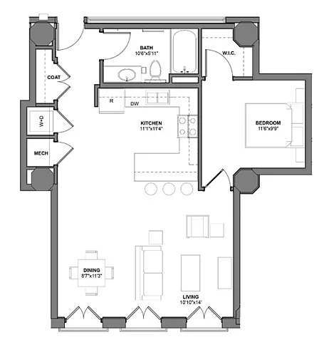 Floor plan I-D
