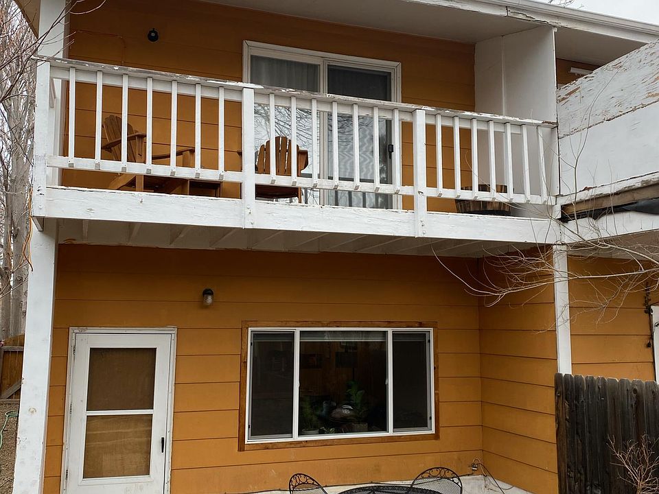 Backyard patio and balcony