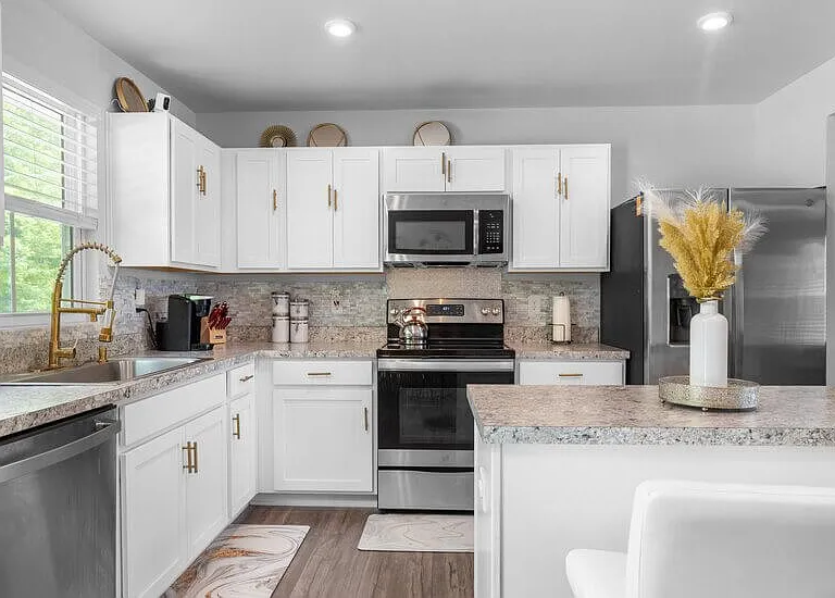 Cooking area of the Kitchen.