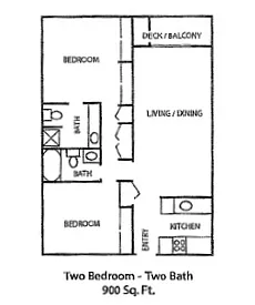 Floor plan 2 Bedroom