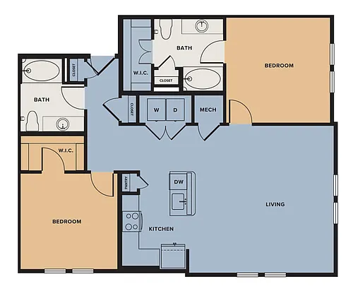 Floor plan B3