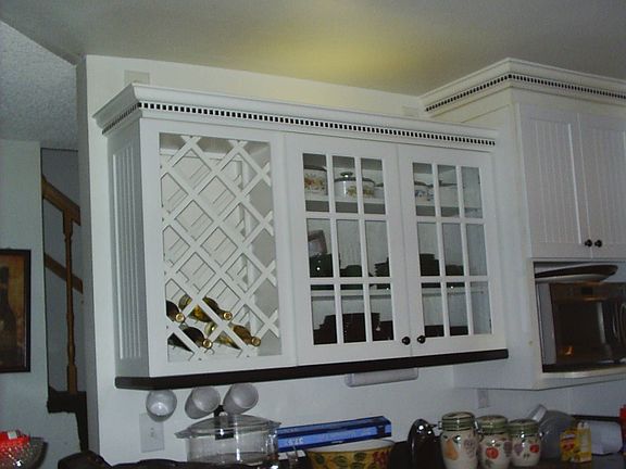 Built in wine rack