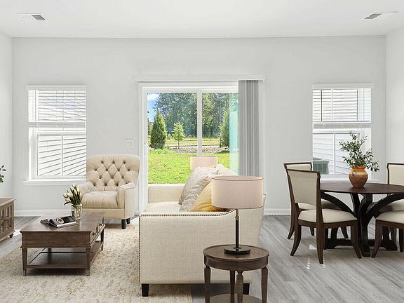 Living/dining room downstairs.