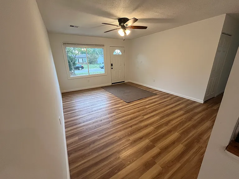 living viewed from kitchen