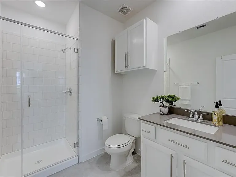 A second full bath downstairs!