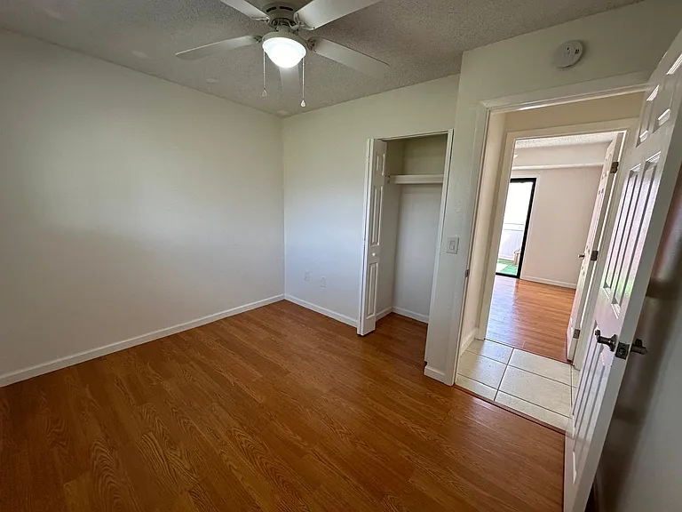 BEDROOM 2,
VIEW FROM BACK WALL.