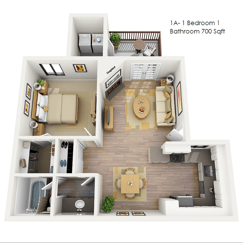 Floor plan 1A