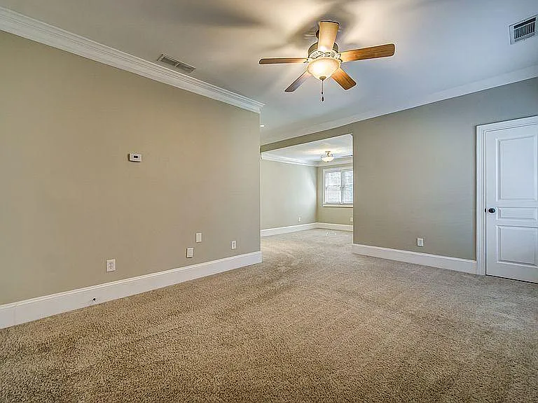 Master bedroom with the sitting room/nursery