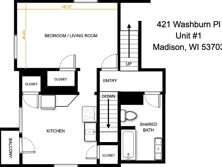 421 Washburn Pl #1 — Photo 14