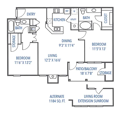 Floor plan Denali w Extension