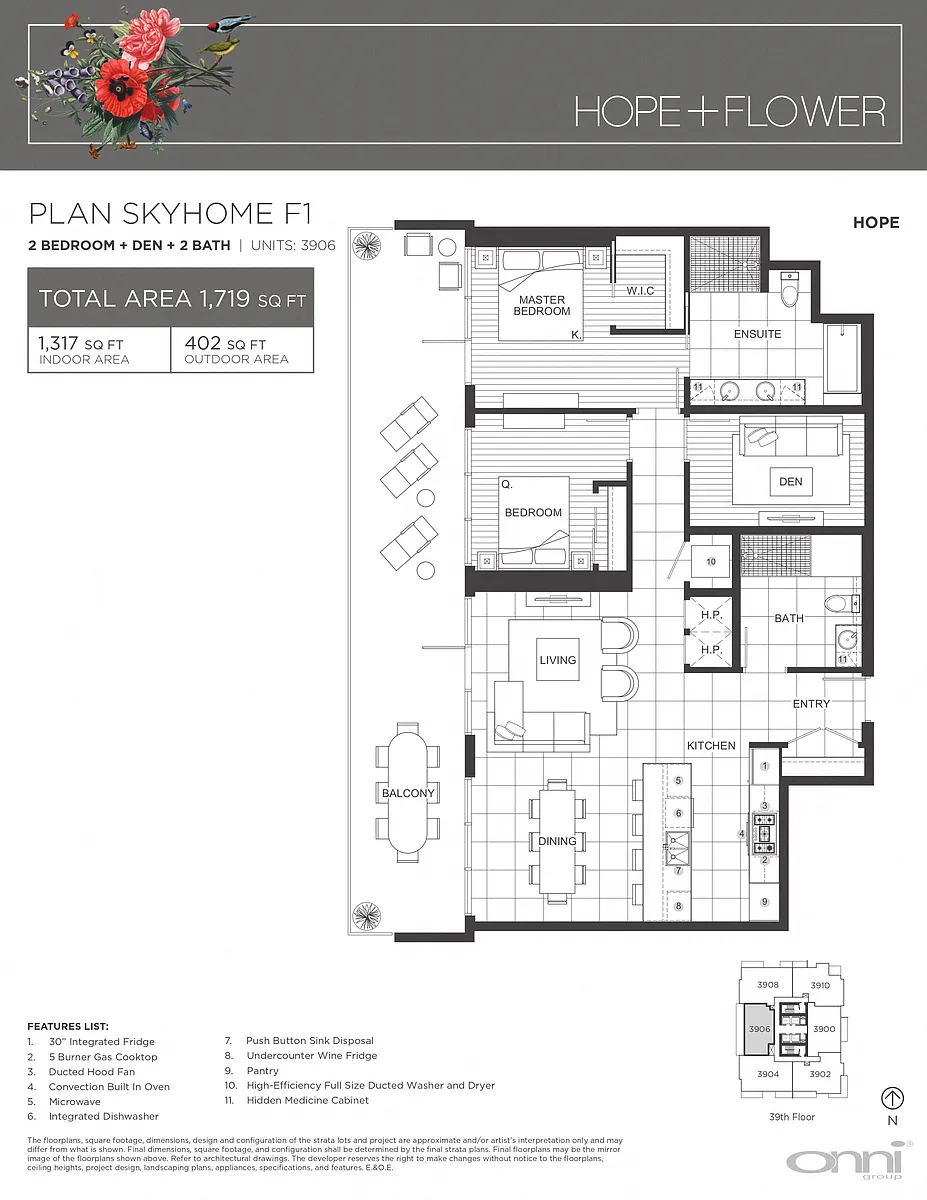 Floor plan Sky Home F1