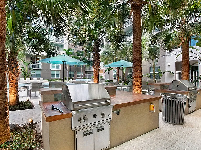 Grill and Entertainment Area