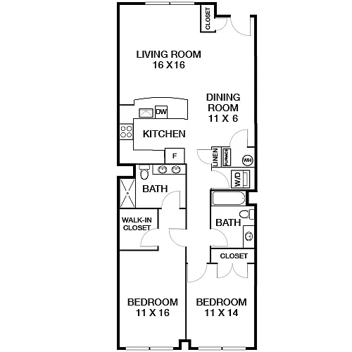 Floor plan Thorndike