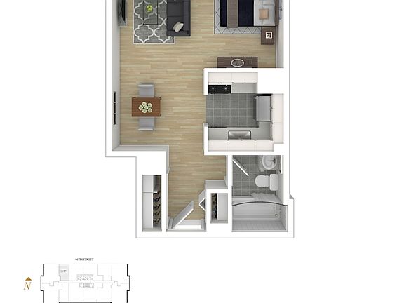 3rd image of 225 E 95th St #A20l