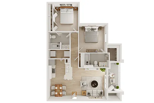 Floor plan B3