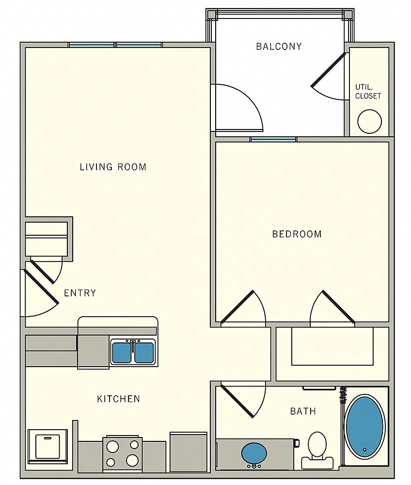 Floor plan A1