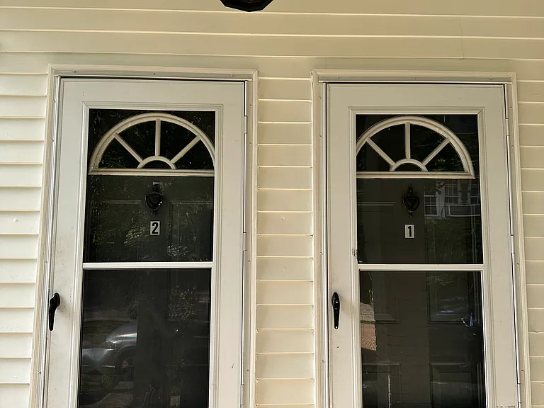 Separate entrance for units