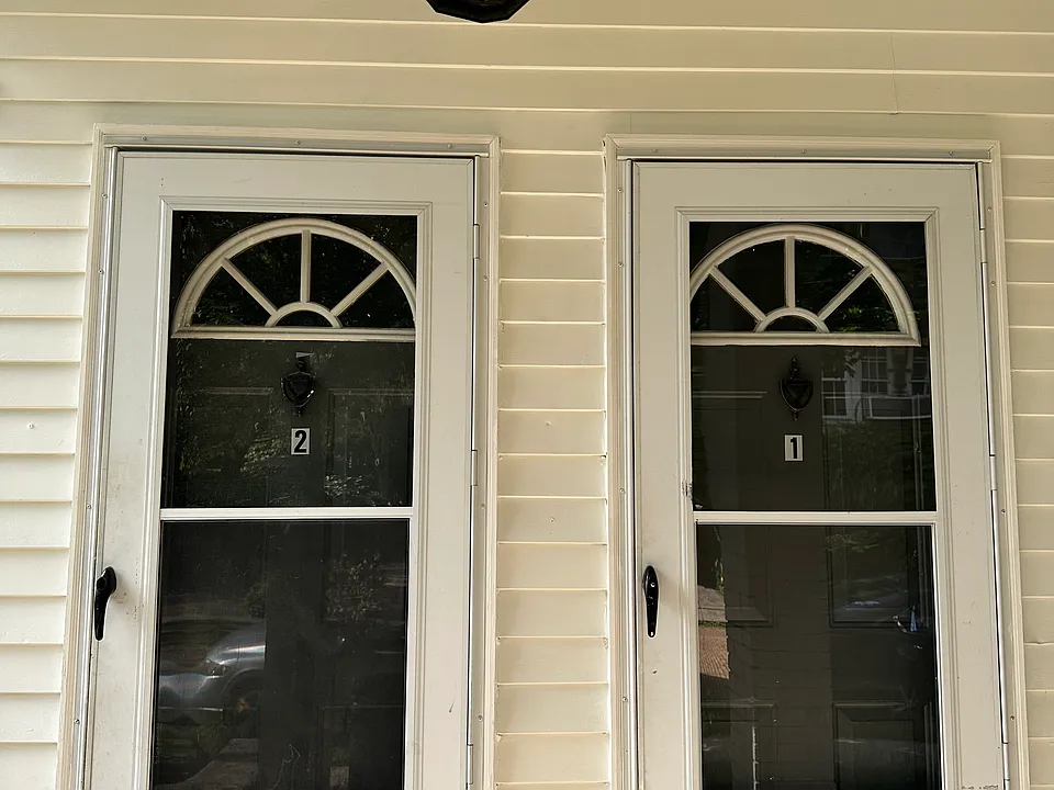 Separate entrance for units