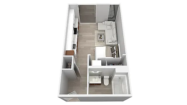 Floor plan Studio O2