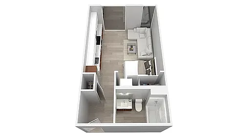 Floor plan Studio O2