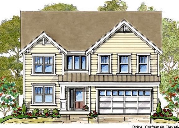 Craftsman Elevation with Garage