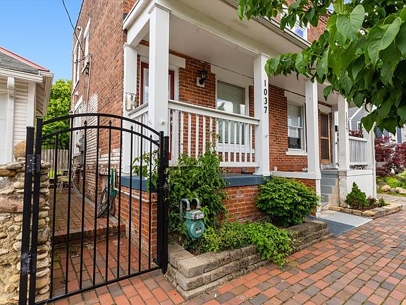 Gated Brick-Paver Walkway/Sitting Area