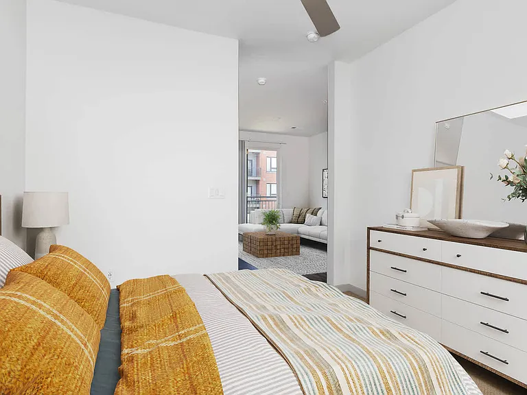 Bedroom and Living Area